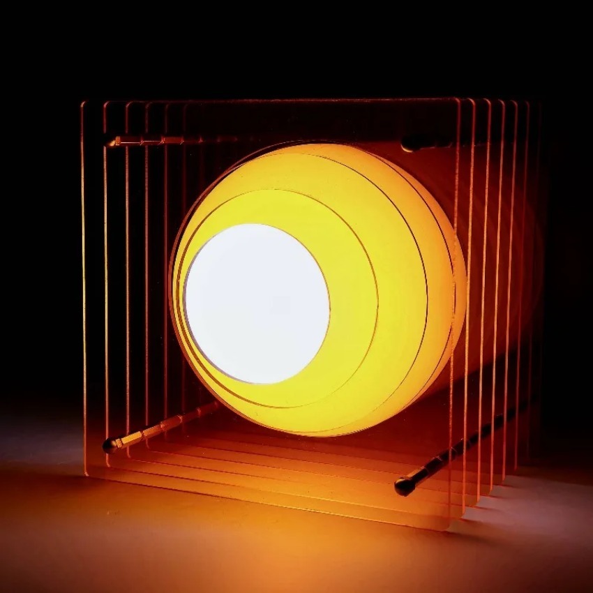 Diy Lamp Electronics - DIY Acrylic Thousand Layer Lamp Moon