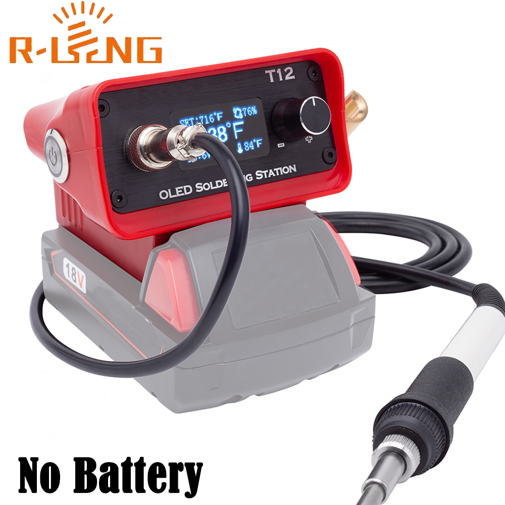 Diy Electronics Gadget - OLED T12 Soldering Iron Station Adjustable