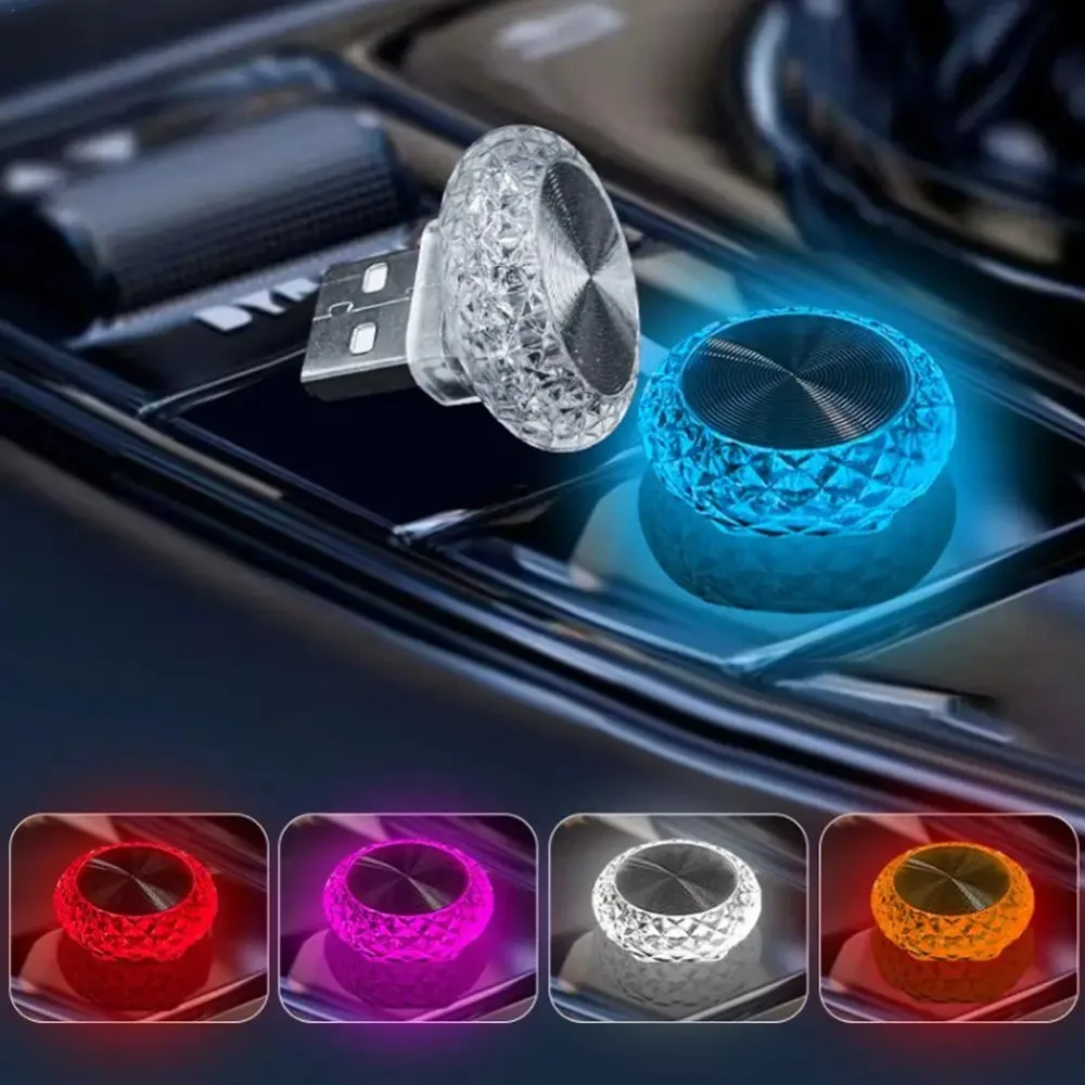 Diy Lamp Electronics - New Car Mini LED Decorative USB