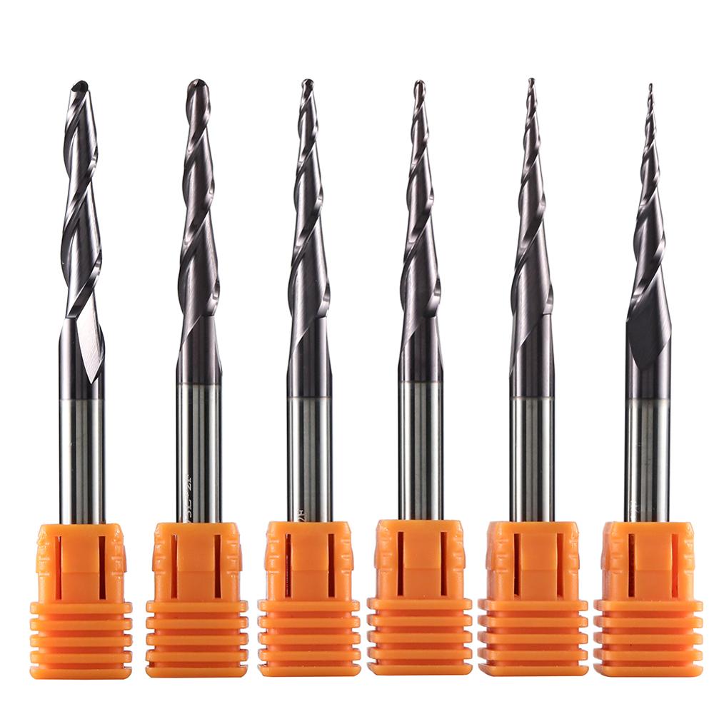 Diy Cnc Router Electronics - 1 pcs Solid Carbide Coated Taper