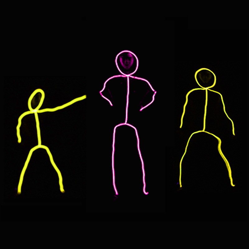 Cosplay Matchstick Men Costume - Diy Electronics Wire ulasan dan harga