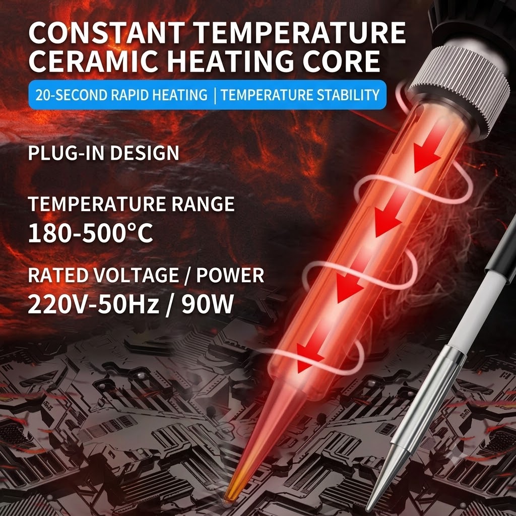 Adjustable Temperature Solderi - Diy Electronics Uk ulasan dan harga