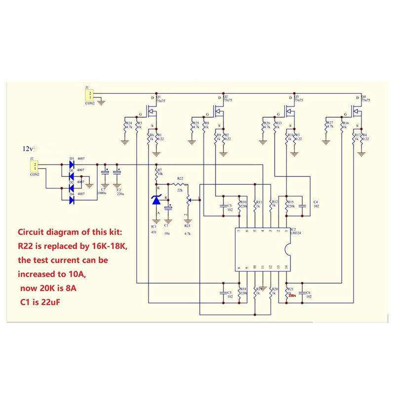 AC88-2X DIY Kits 150W 10A Batt - Diy Electronic Load ulasan dan harga
