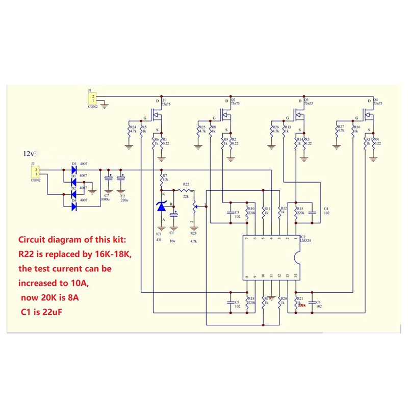 DIY Kits 150W 10A Battery Capa - Diy Electronic Load ulasan dan harga