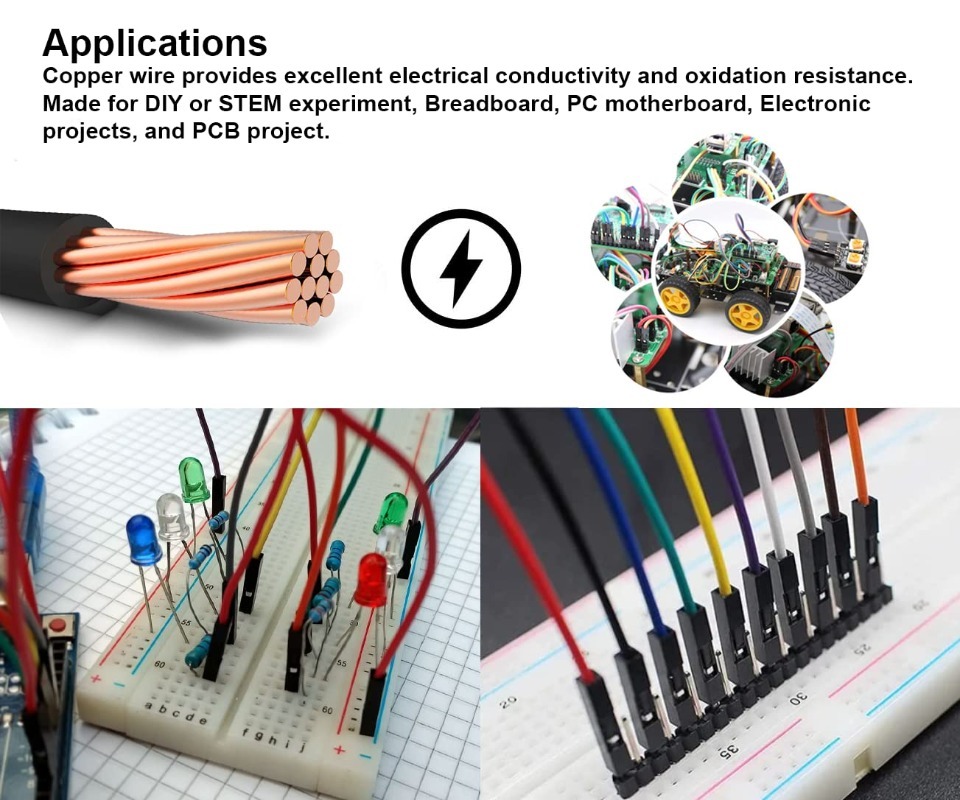 40Pin Dupont Cable Ribbon Jump - Breadboard Jumper Wire ulasan dan harga