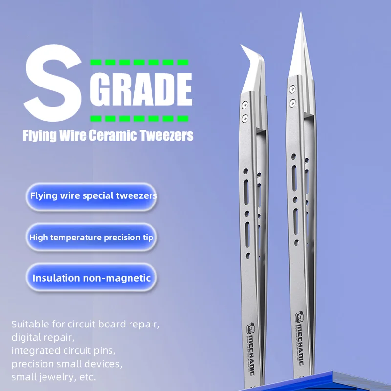 Mechanic S-grade Ceramic Tweez - Diy Electronics Wire ulasan dan harga