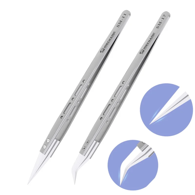 Mechanic S-grade Ceramic Tweez - Diy Electronics Wire ulasan dan harga