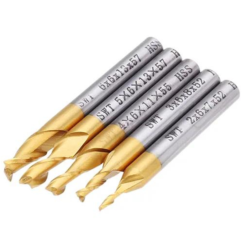 5Pcs 2 Flute End Milling Cutte - Diy Cnc Router Electronics ulasan dan harga