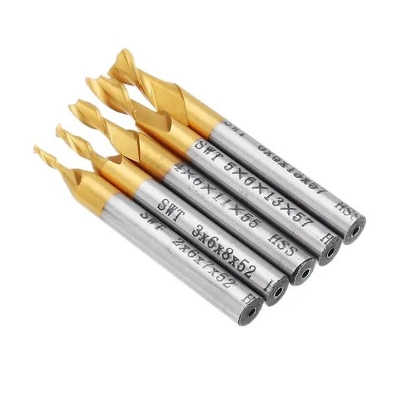 5Pcs 2 Flute End Milling Cutte - Diy Cnc Router Electronics ulasan dan harga