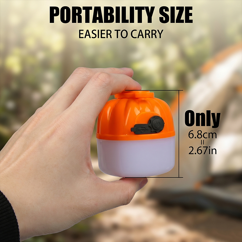 Mini Portable LED Pumpkin Bulb - Diy Lamp Electronics ulasan dan harga