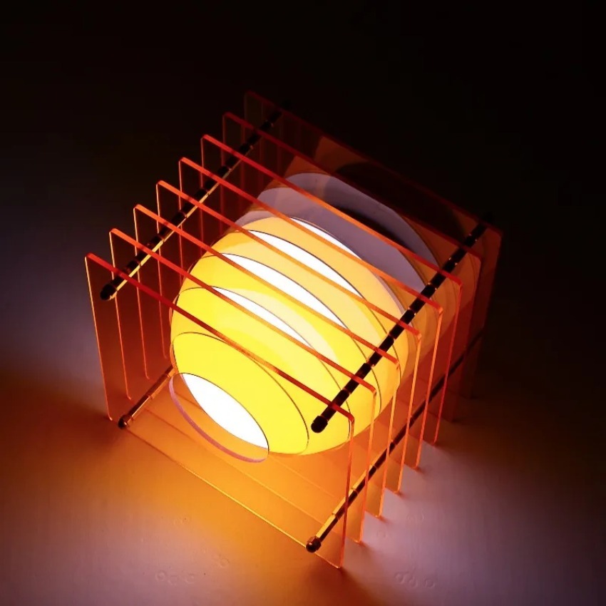 DIY Acrylic Thousand Layer Lam - Diy Lamp Electronics ulasan dan harga
