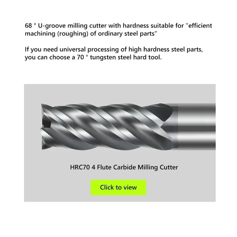 CNC HRC68 Carbide End Mill Une - Diy Cnc Router Electronics ulasan dan harga