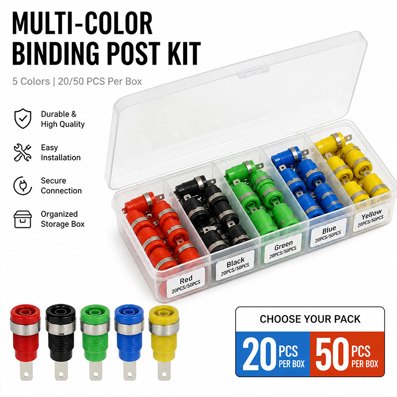 Multi-Color Binding Post Kit 2 - Diy Audio Electronics Kit ulasan dan harga