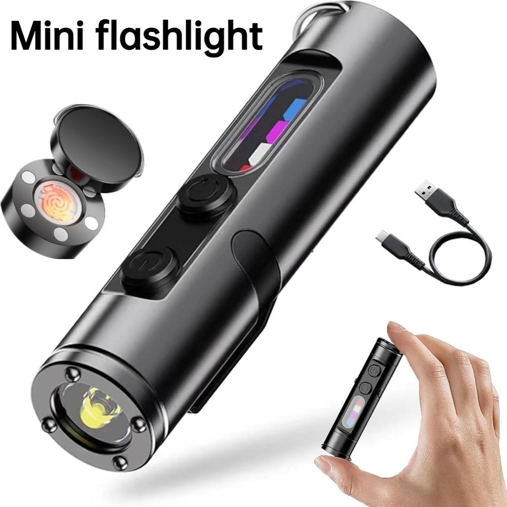 Mini Outdoor Flashlight Type C - Diy Lamp Electronics ulasan dan harga