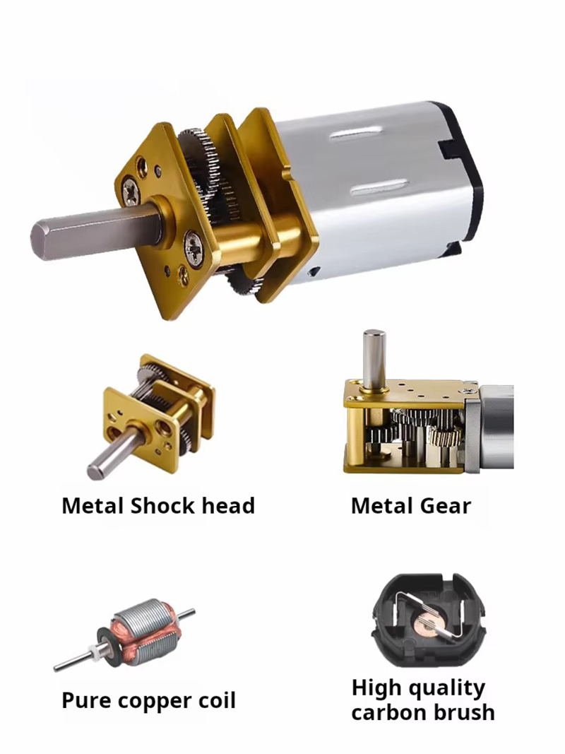 6V 12V 15-6000RPM GA12-N20 DC  - Diy Boat Electronics ulasan dan harga
