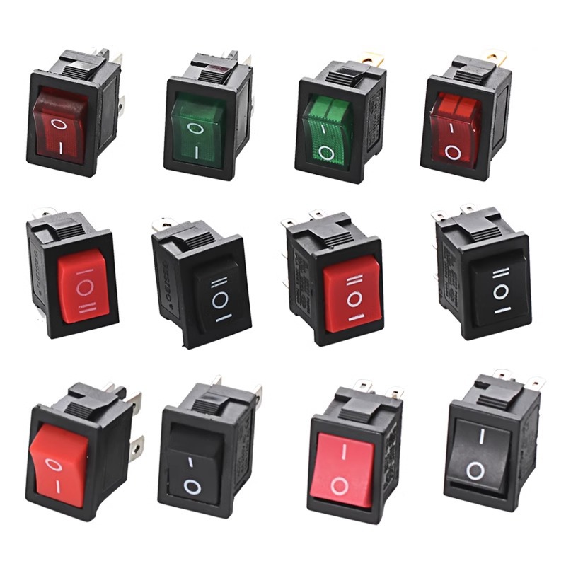 5Pcs KCD1 2Pin 21*15mm Snap-in - Diy Boat Electronics ulasan dan harga