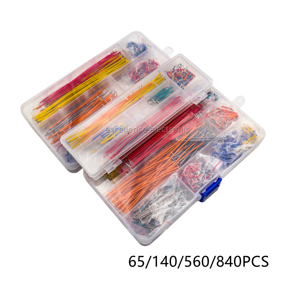 65/140/560/840Pcs/Box Solderle - Breadboard Jumper Wire ulasan dan harga