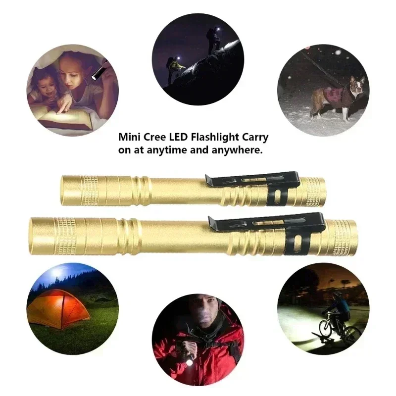 Portable Mini LED Pen Flashlig - Diy Lamp Electronics ulasan dan harga