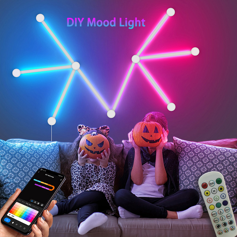 Smart RGB Wall Lamp, Bluetooth - Diy Lamp Electronics ulasan dan harga