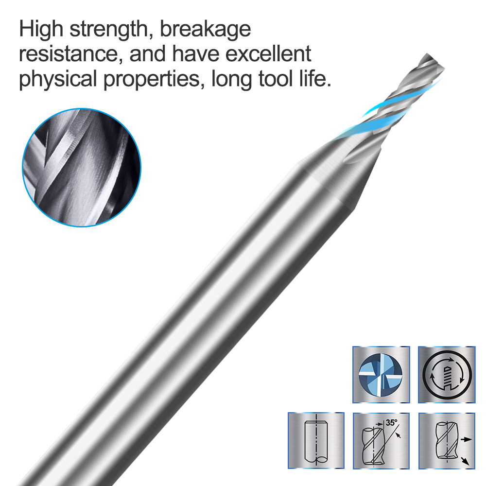 1pc Diameter Frez 2mm Endmill  - Diy Cnc Router Electronics ulasan dan harga