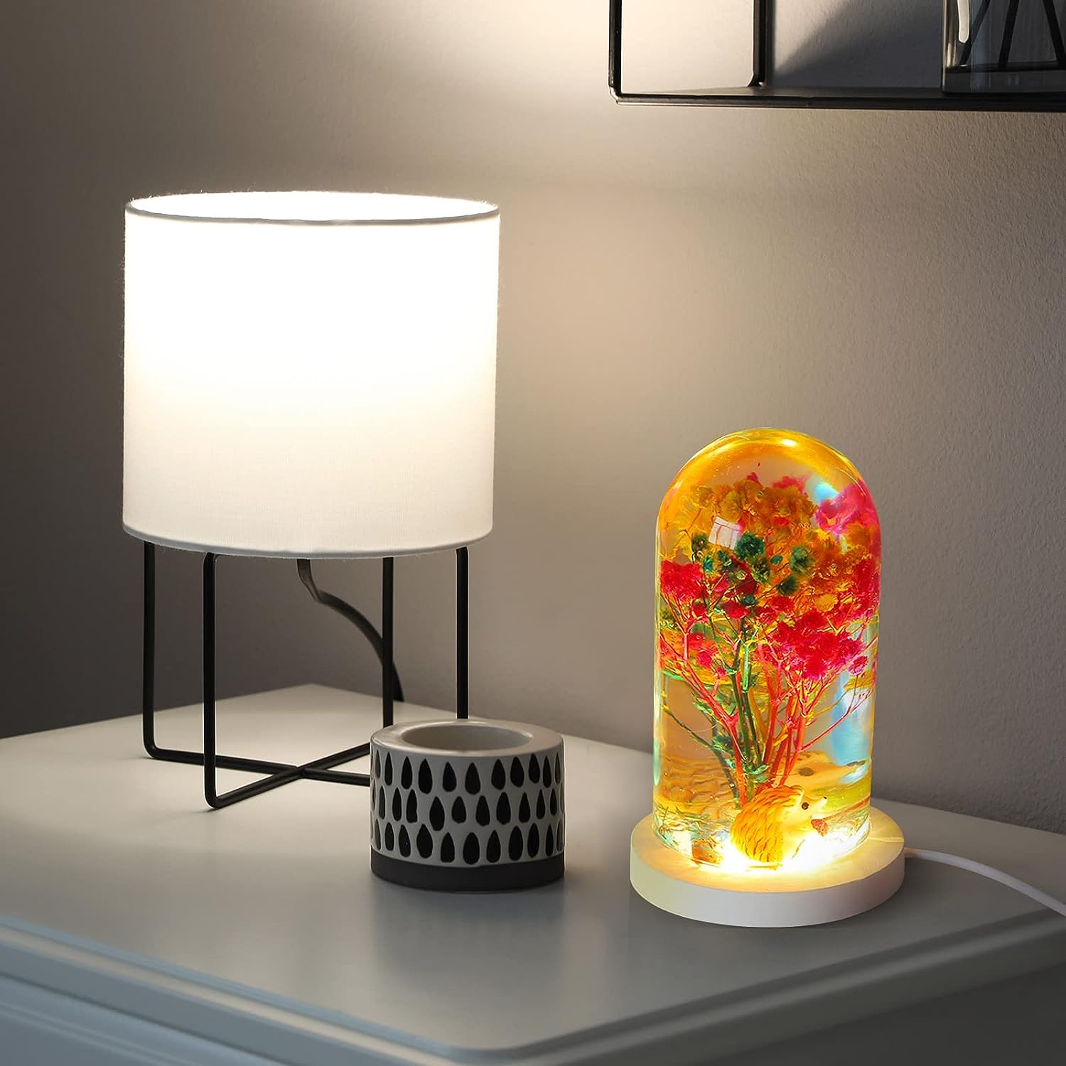 DIY Crystal Epoxy Resin Mold L - Diy Lamp Electronics ulasan dan harga