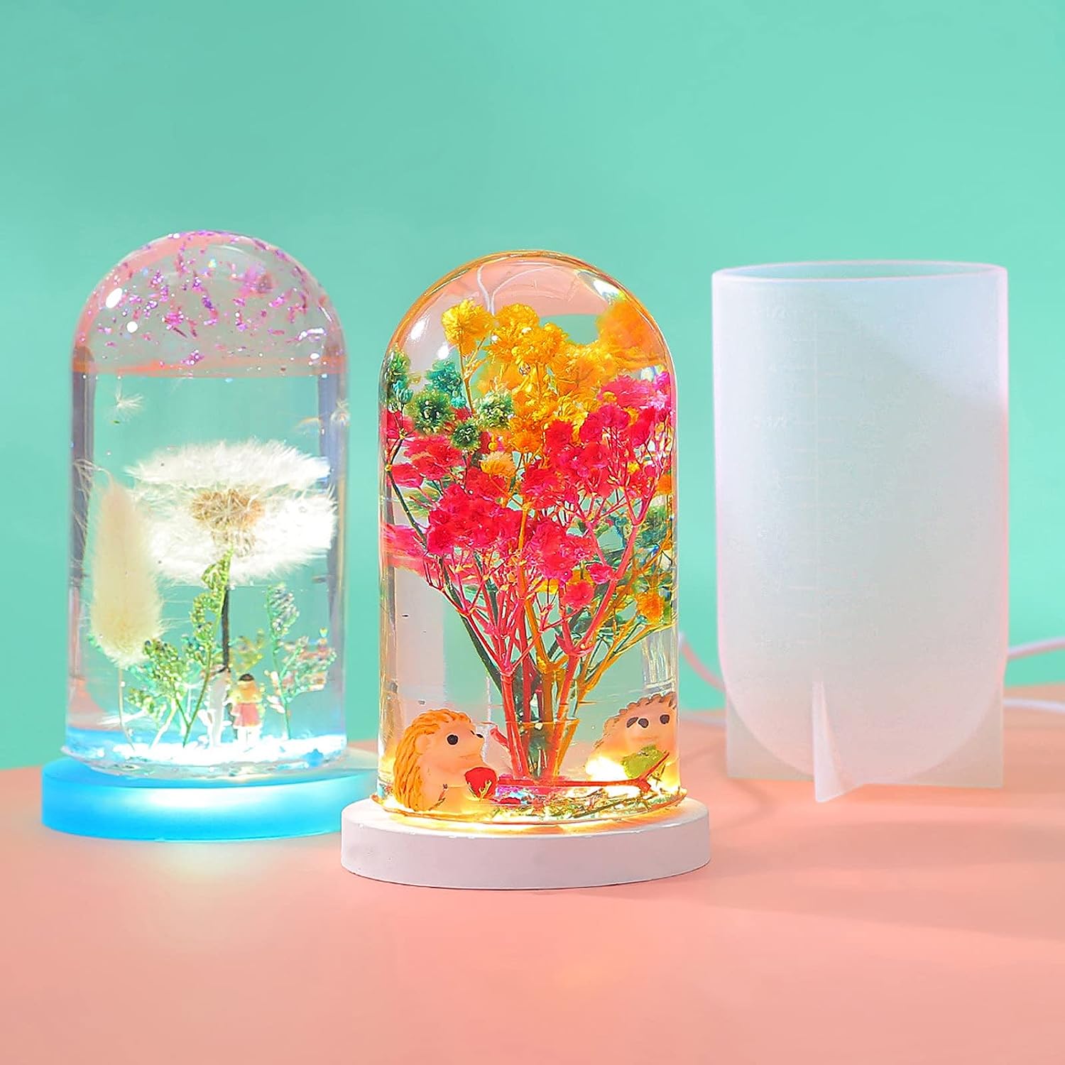 DIY Crystal Epoxy Resin Mold L - Diy Lamp Electronics ulasan dan harga