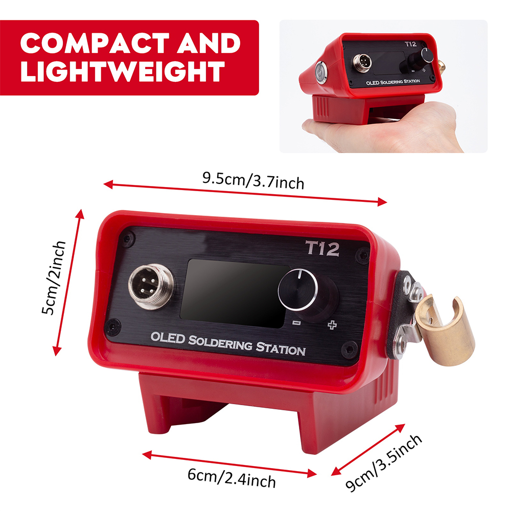 OLED T12 Soldering Iron Statio - Diy Electronics Gadget ulasan dan harga