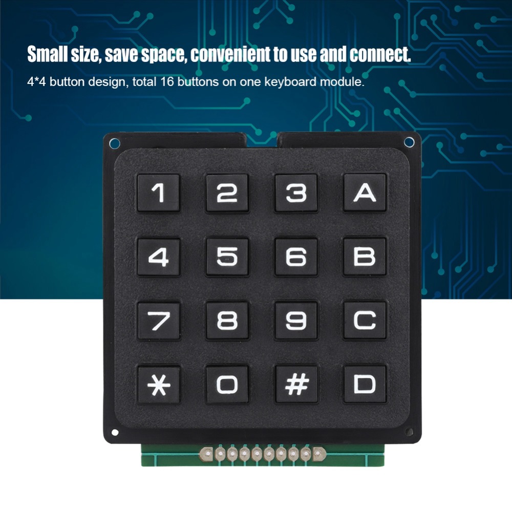 Practical 4x4 Numeric Keypad 1 - Diy Electronics Uk ulasan dan harga