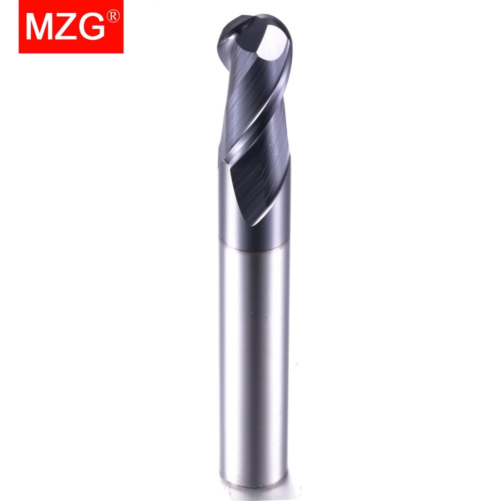 MZG 2 Flute HRC58 Ball End Mil - Diy Cnc Router Electronics ulasan dan harga
