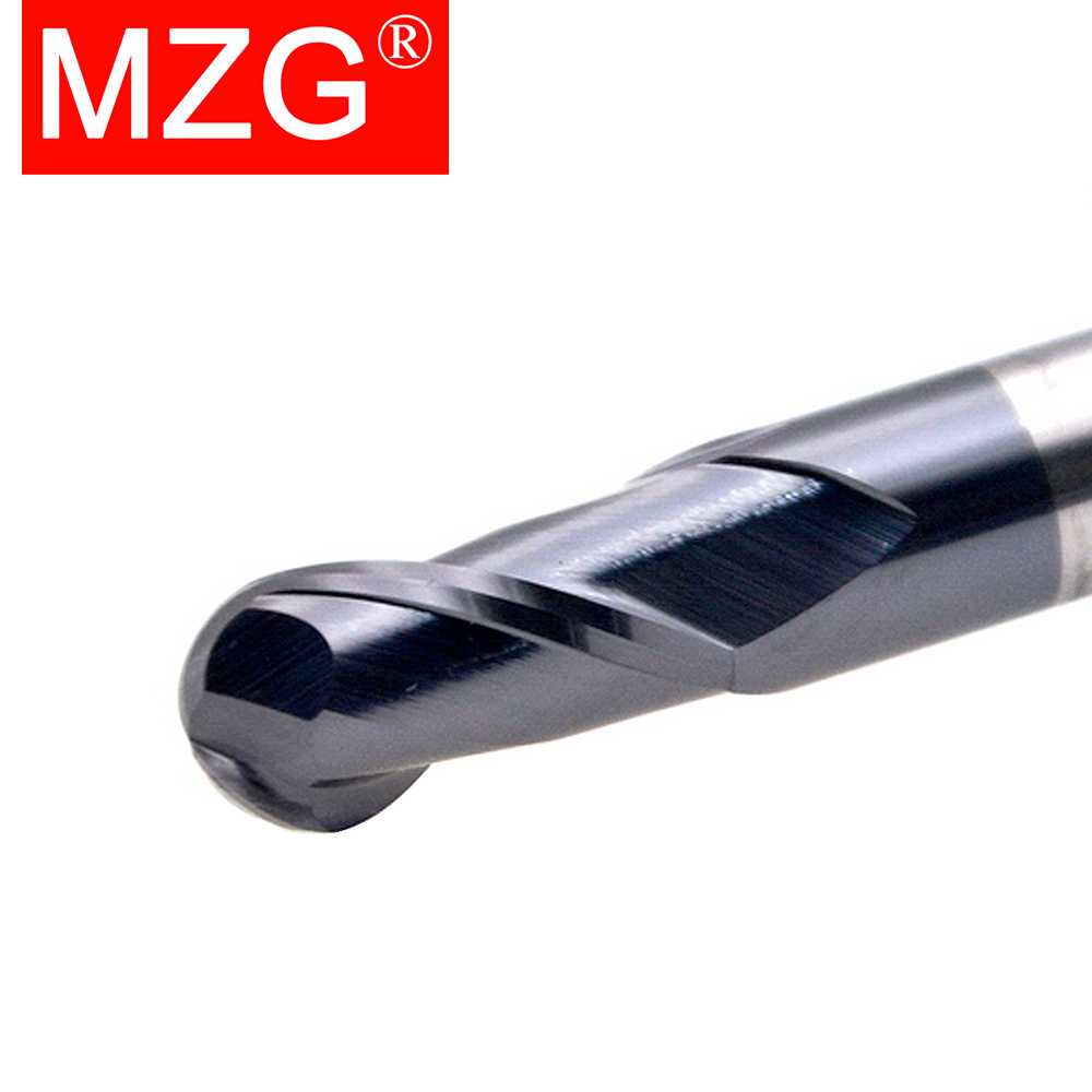 MZG 2 Flute HRC58 Ball End Mil - Diy Cnc Router Electronics ulasan dan harga