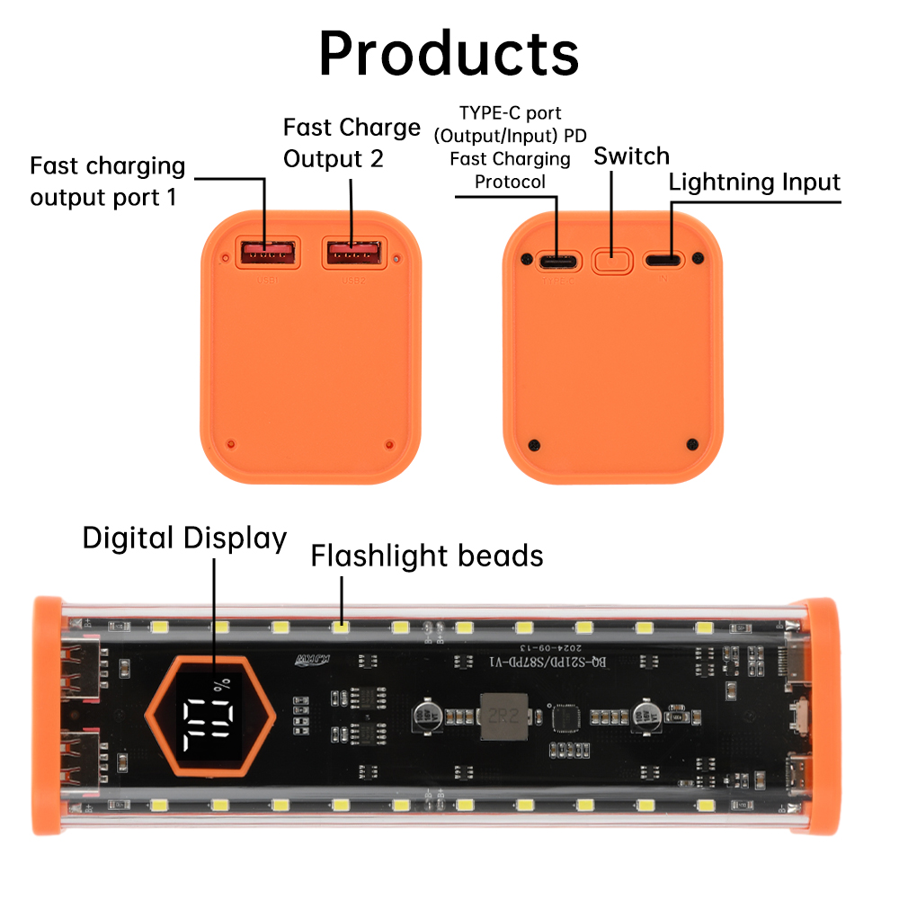 8*21700 Battery Case 22.5W Fas - Diy Electronics Hobby ulasan dan harga