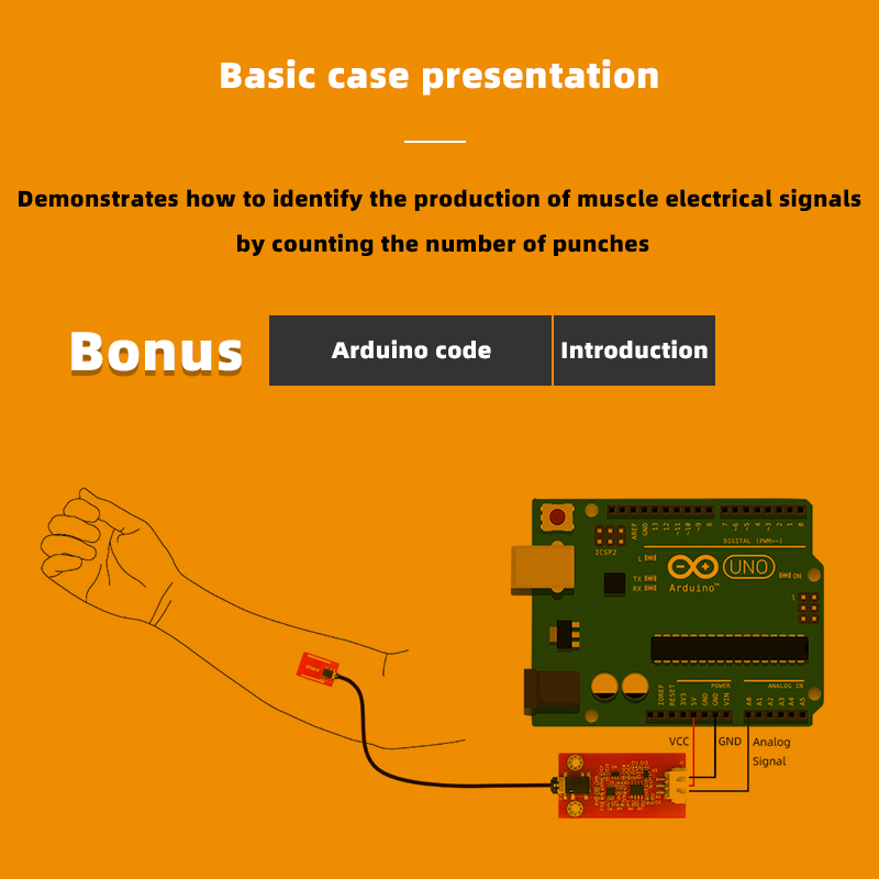 Biosensor EMG Biometrics Dry E - Diy Wearable Electronics ulasan dan harga