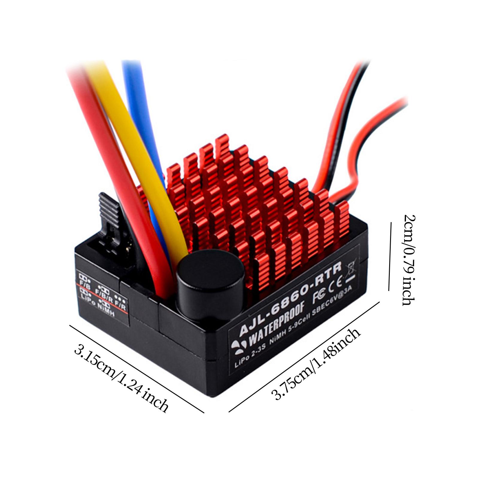 60A Brushed Electronic Speed C - Diy Boat Electronics ulasan dan harga