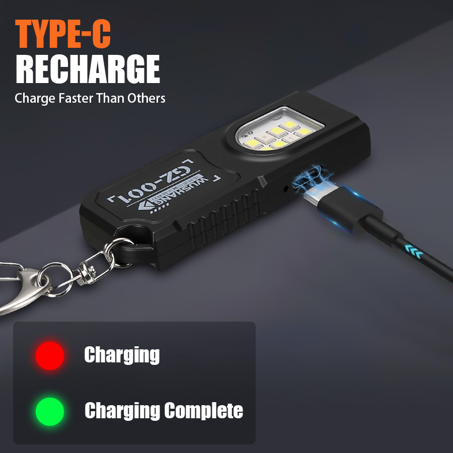 Multifunctional Keychain Flash - Diy Lamp Electronics ulasan dan harga