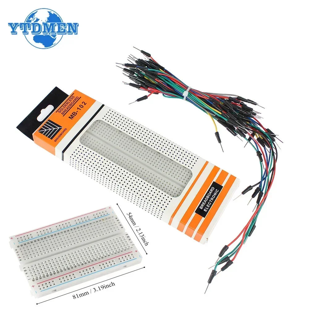 MB-102 Breadboard 400 830 Poin - Breadboard Jumper Wire ulasan dan harga