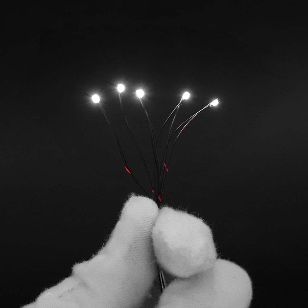 10pcs/Set Micro LED Lamp Chips - Diy Electronics Wire ulasan dan harga