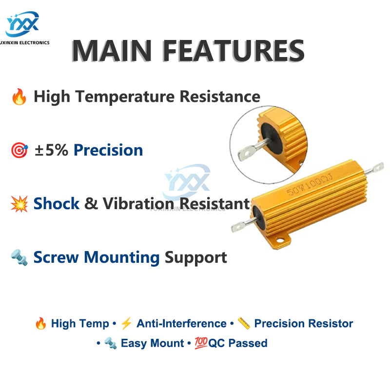 1PCS RX24 Power Resistor 10W 2 - Diy Electronic Load ulasan dan harga