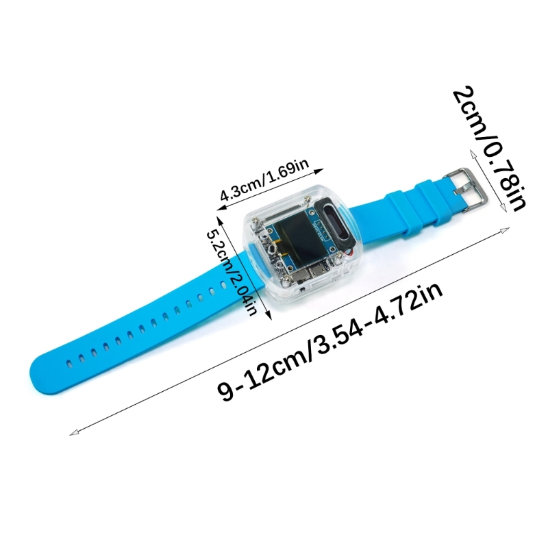 AI Voice Control Watch Recharg - Diy Wearable Electronics ulasan dan harga