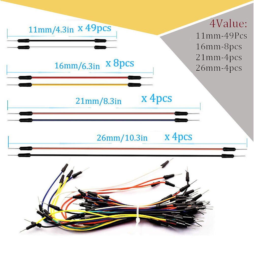 Breadboard Jumper Wire Kit wit - Breadboard Jumper Wire ulasan dan harga