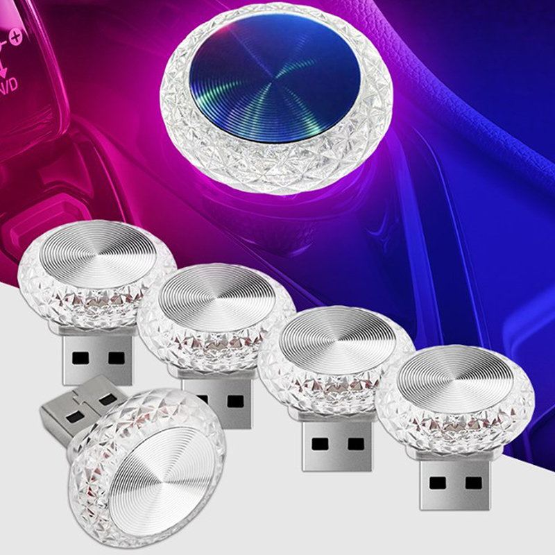 Portable Car USB Ambient Light - Diy Lamp Electronics ulasan dan harga
