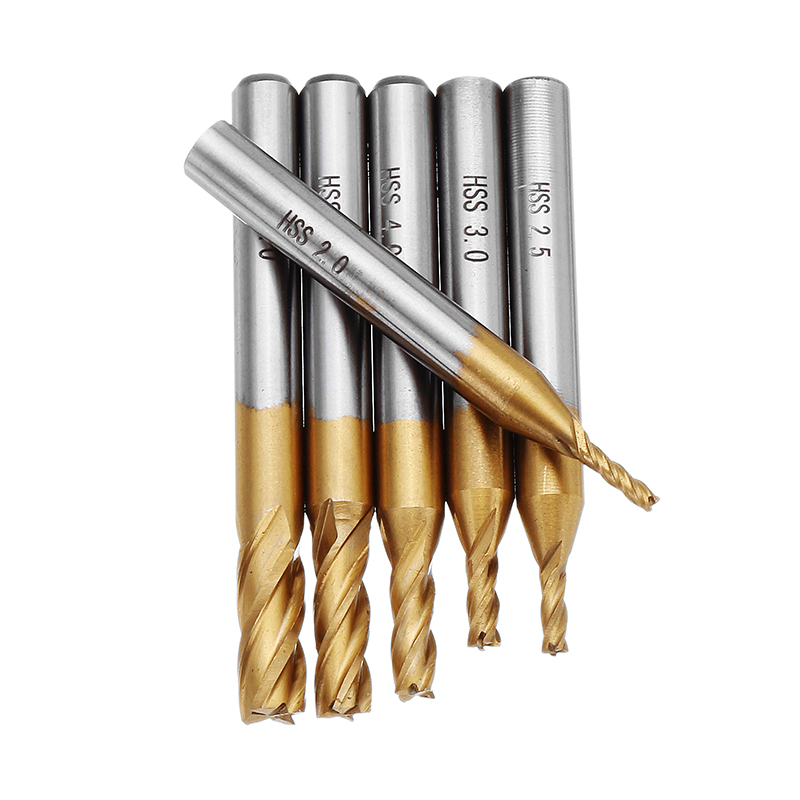 4 Flutes Milling Cutters HSS T - Diy Cnc Router Electronics ulasan dan harga